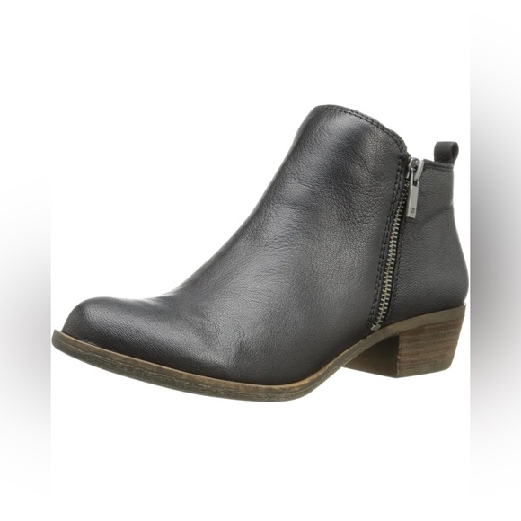 Lucky Brand Shoes - Lucky Brand LK Basel Ankle Bootie Black Leather Women's Size 6W